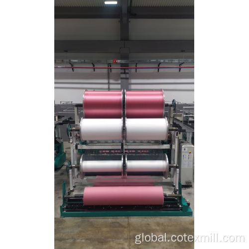 Flannel Warp Knitting Machine RD5 double needle bar machine Manufactory